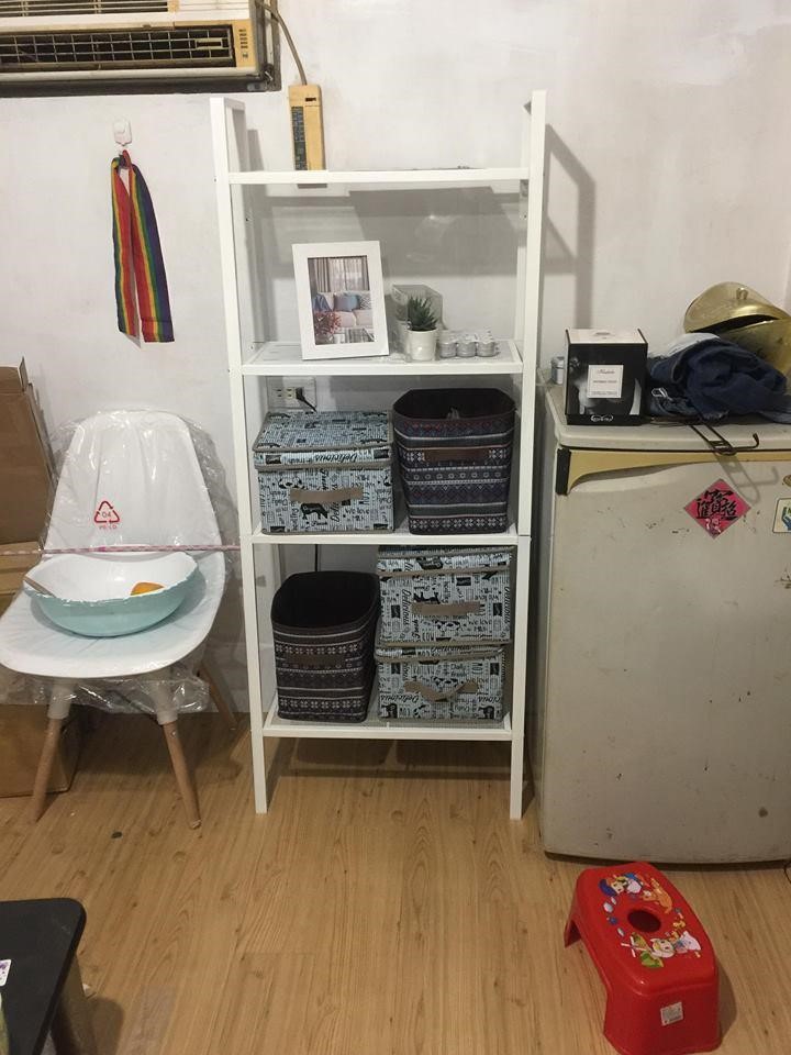 Pei Wu的租屋處,原本是非常傳統的老舊公寓,屋齡大概