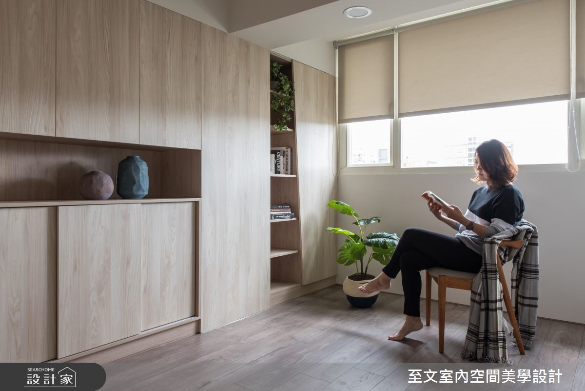 作為退休宅使用的24坪老屋,設計師將屋況翻新,改善樑