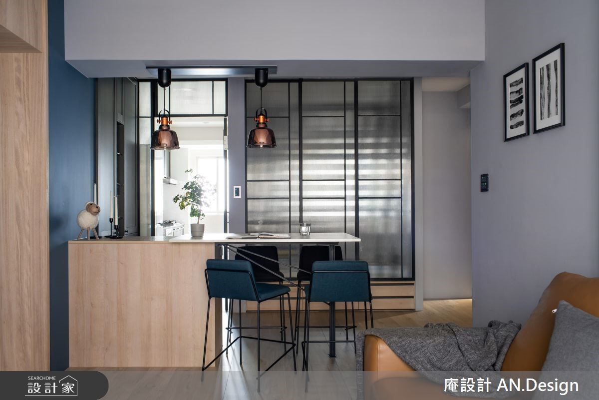 簡約、舒服的氛圍是此案最動人之處,室內揉合樂土、木