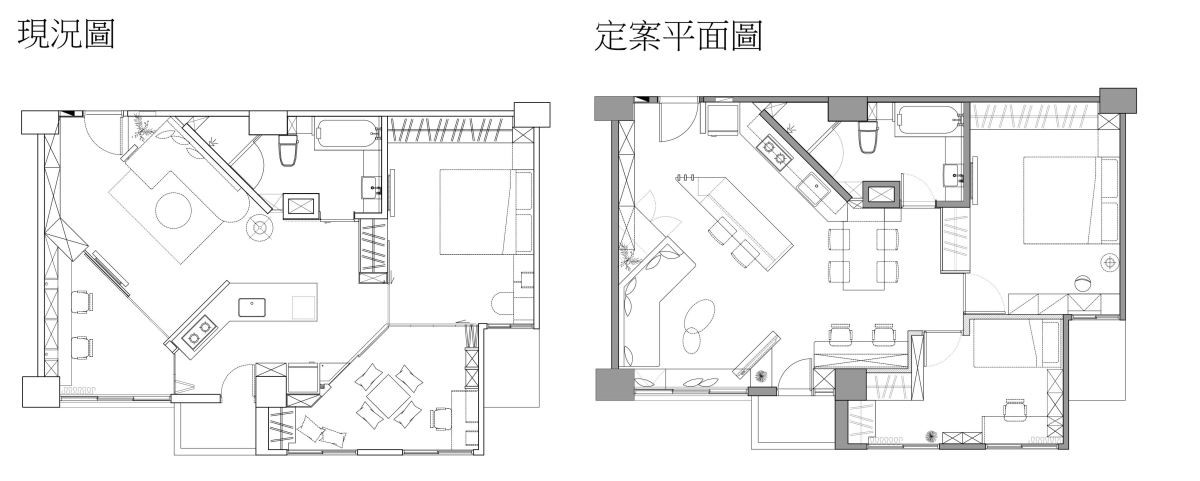 平面圖提供_將作空間設計工作室。 平面圖提供_將作空間設計工作室。