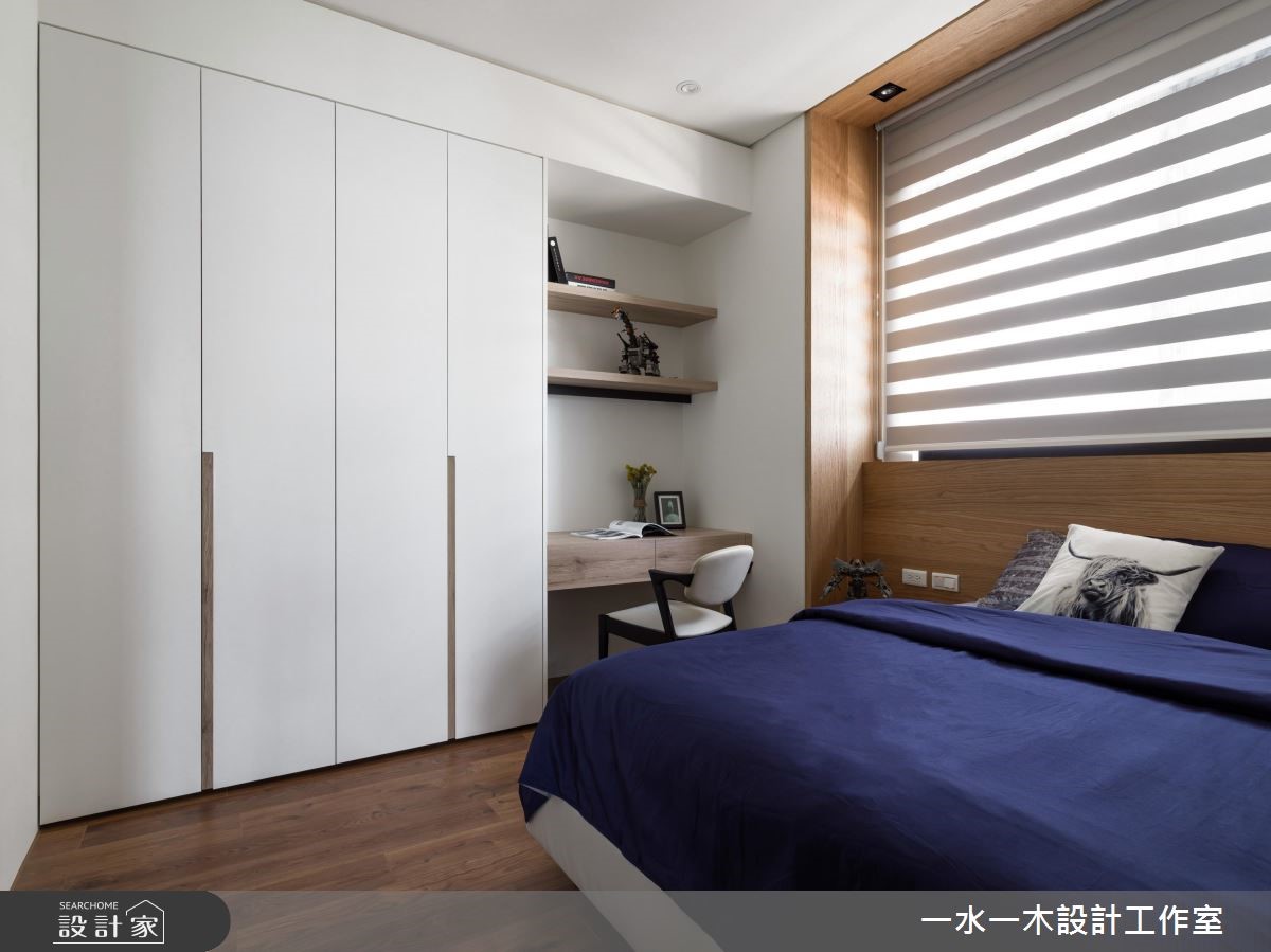 設計師在見到 45 坪住宅的屋主後,就對他的溫文儒雅印