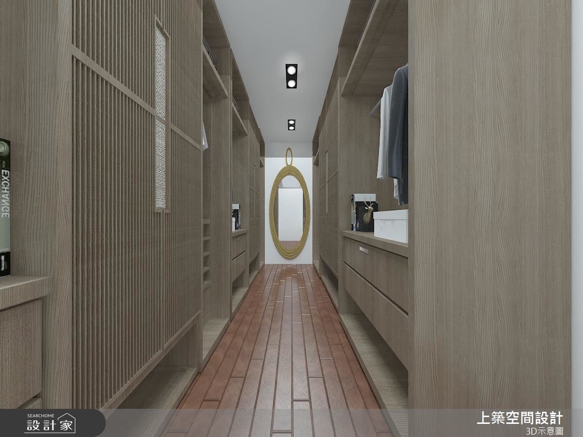 60坪的空間裡,融合現代、古典、中式的裝修元素,且以