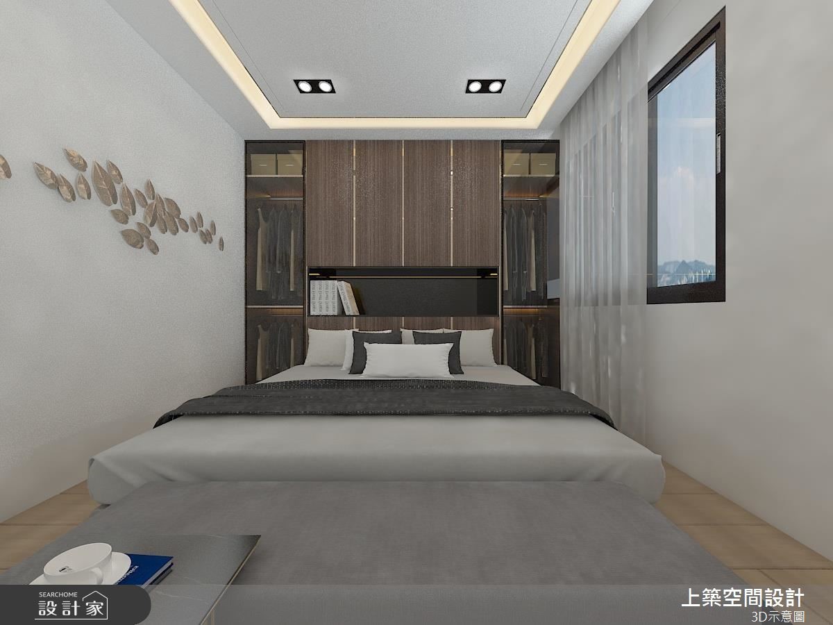 60坪的空間裡,融合現代、古典、中式的裝修元素,且以