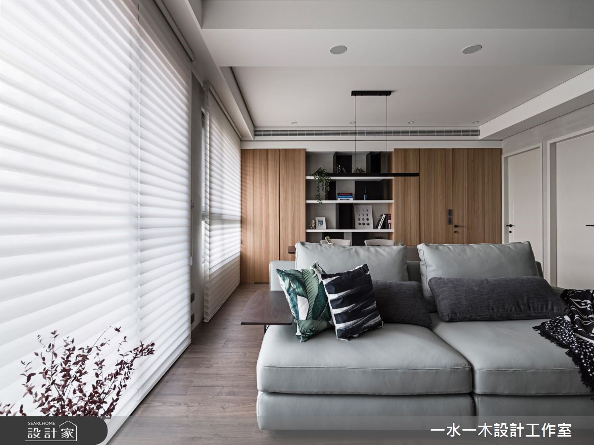 27 坪現代宅的屋主是一名工程師,他喜歡簡單清爽的居