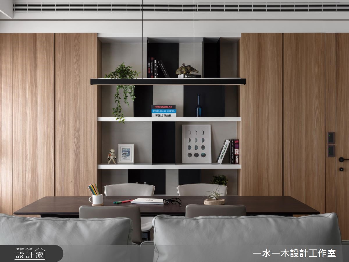27 坪現代宅的屋主是一名工程師,他喜歡簡單清爽的居