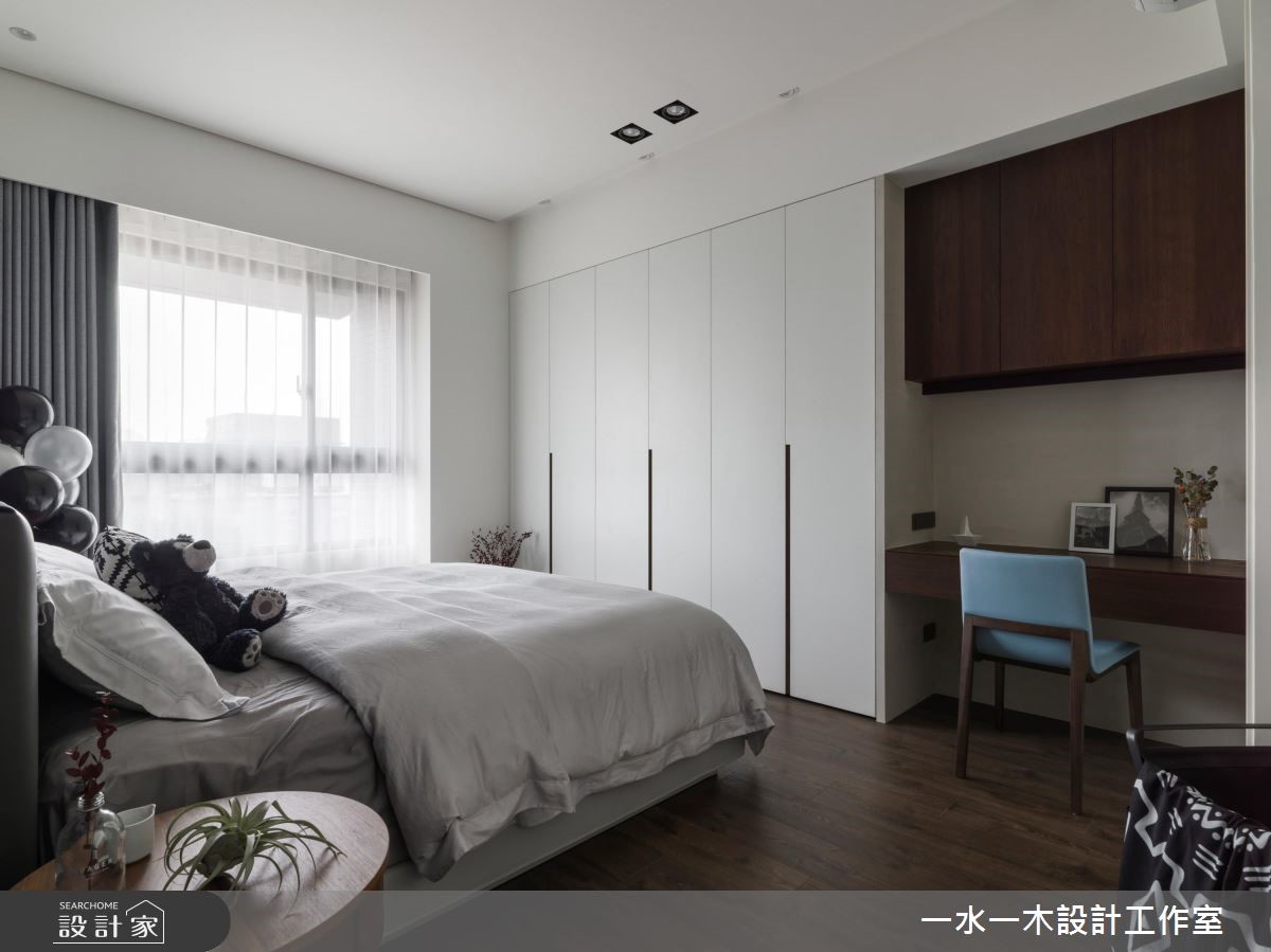 27 坪現代宅的屋主是一名工程師,他喜歡簡單清爽的居