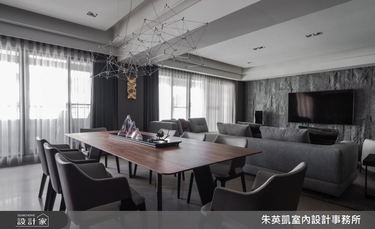 100 坪大宅,作為屋主長年旅居海外後的在台退休居所,