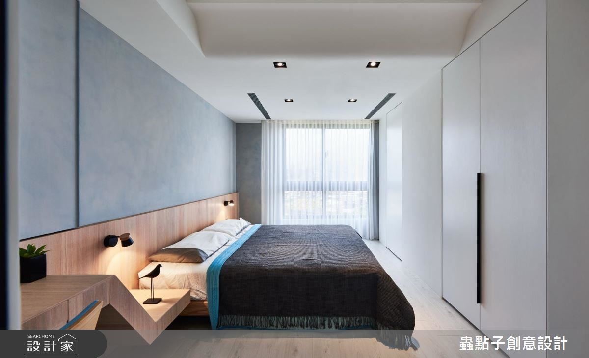 窗外就是夢寐以求的淡水河景,設計師想像年輕的夫妻如
