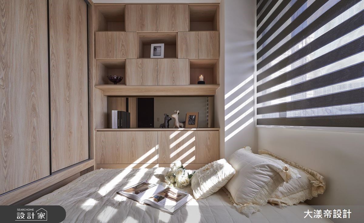 北歐風-板橋區室內設計案例：爽朗女子的療癒自然木質系居家