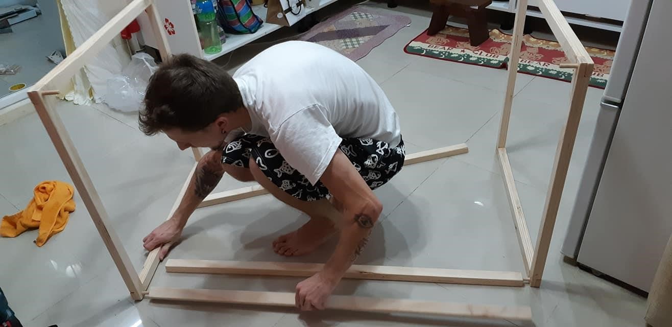 來自德國的Kevin,和台灣籍的太太育有一個2歲的女兒,