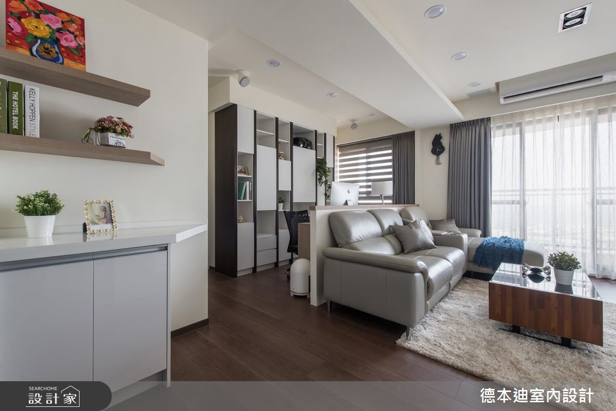 20 坪現代風居宅原為預售屋,屋主細心觀察生活所需,