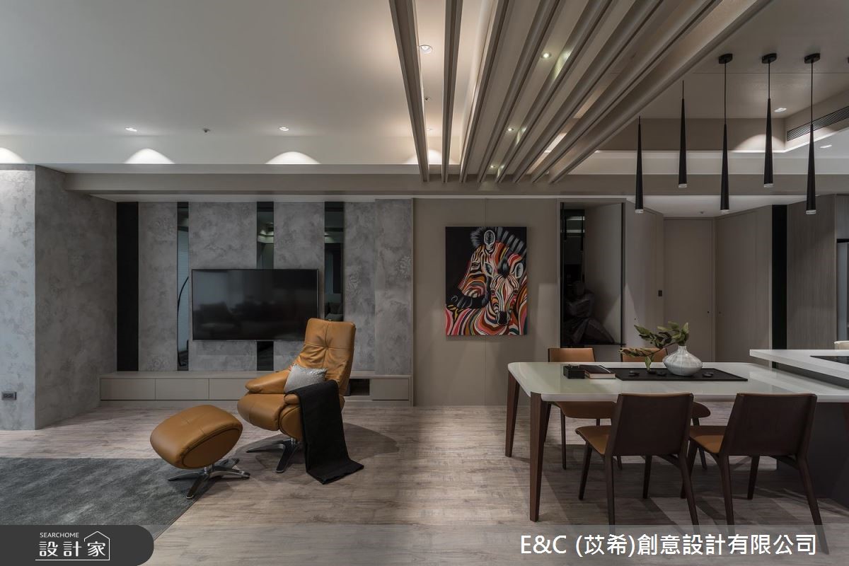 45 坪的居住空間,設計師考量到屋主較少有度假的機會