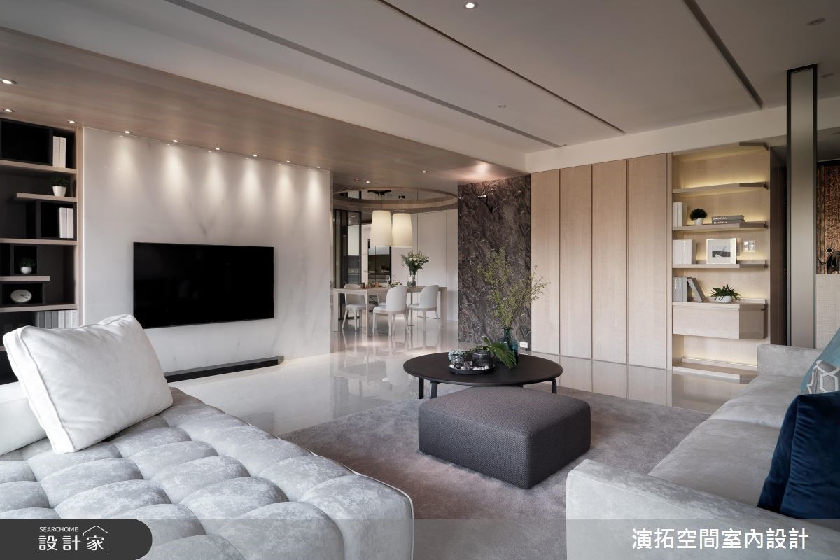50 坪居家,作為新婚夫妻的新生活起點,設計師透過俐