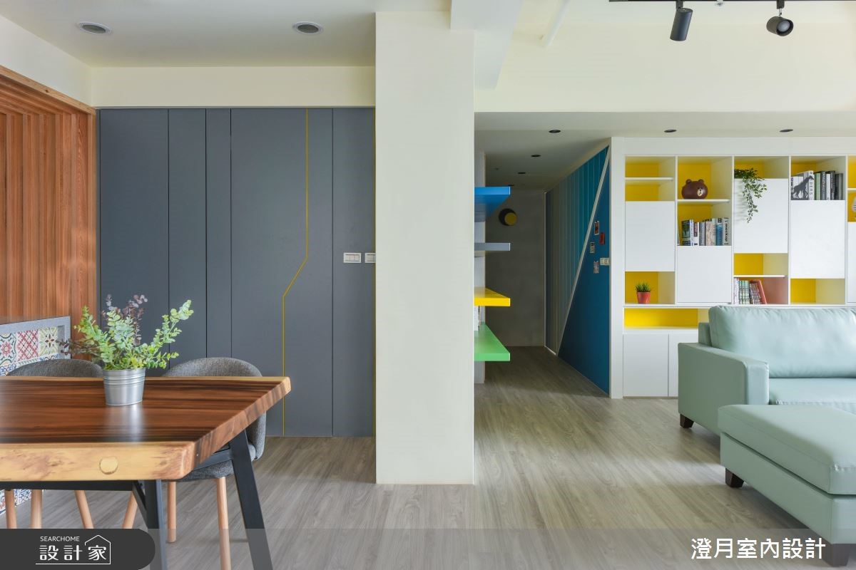 28 坪的現代風中古屋,作為新婚夫妻的愛巢,因此在空