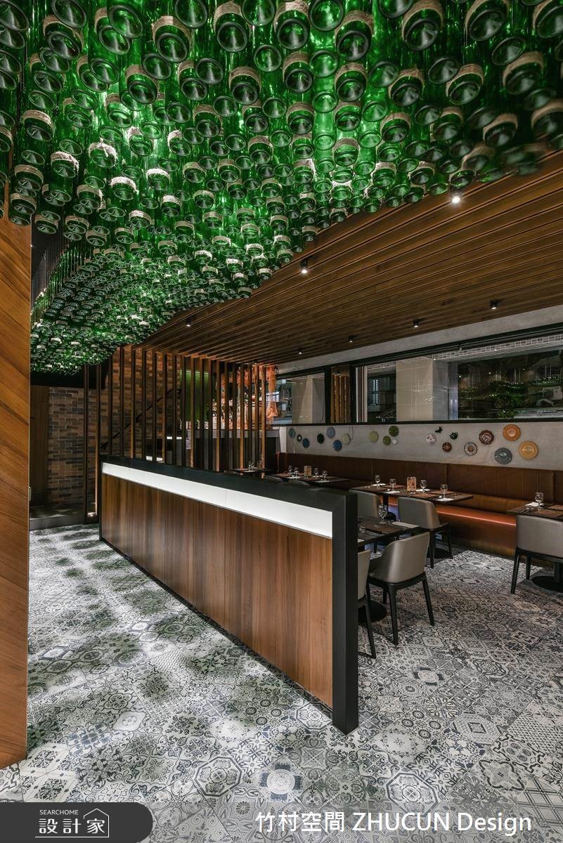47 坪的「J one義法餐酒館」,為旅居國外米其林餐廳的