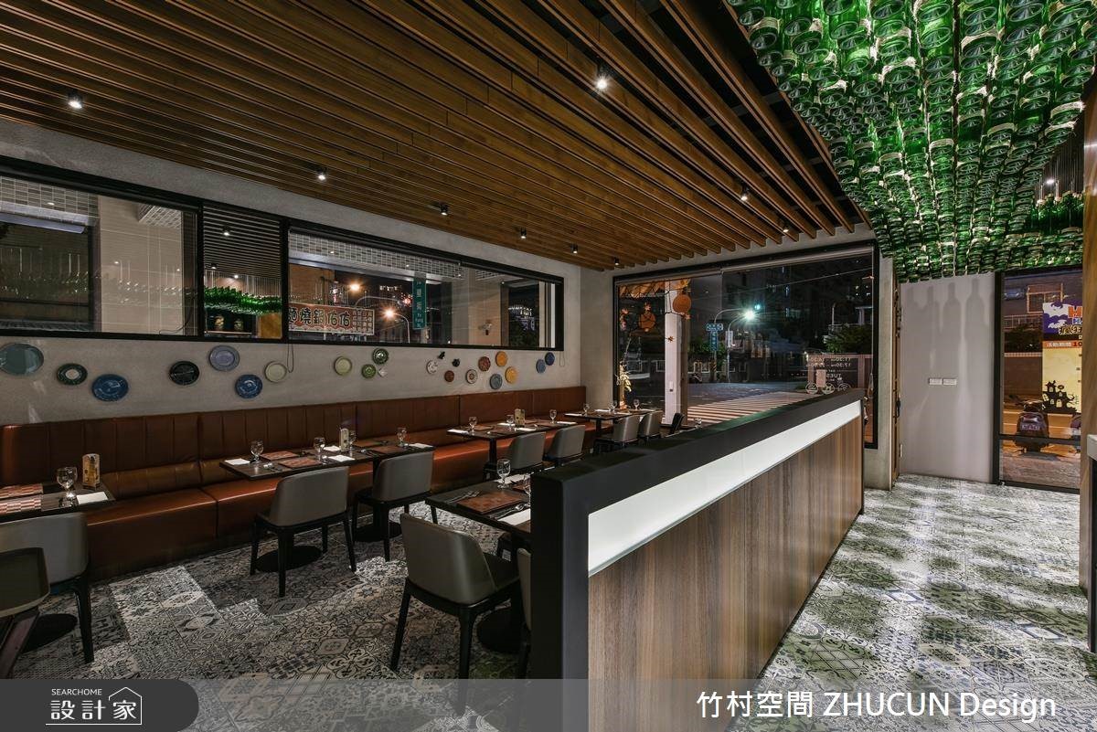 47 坪的「J one義法餐酒館」,為旅居國外米其林餐廳的