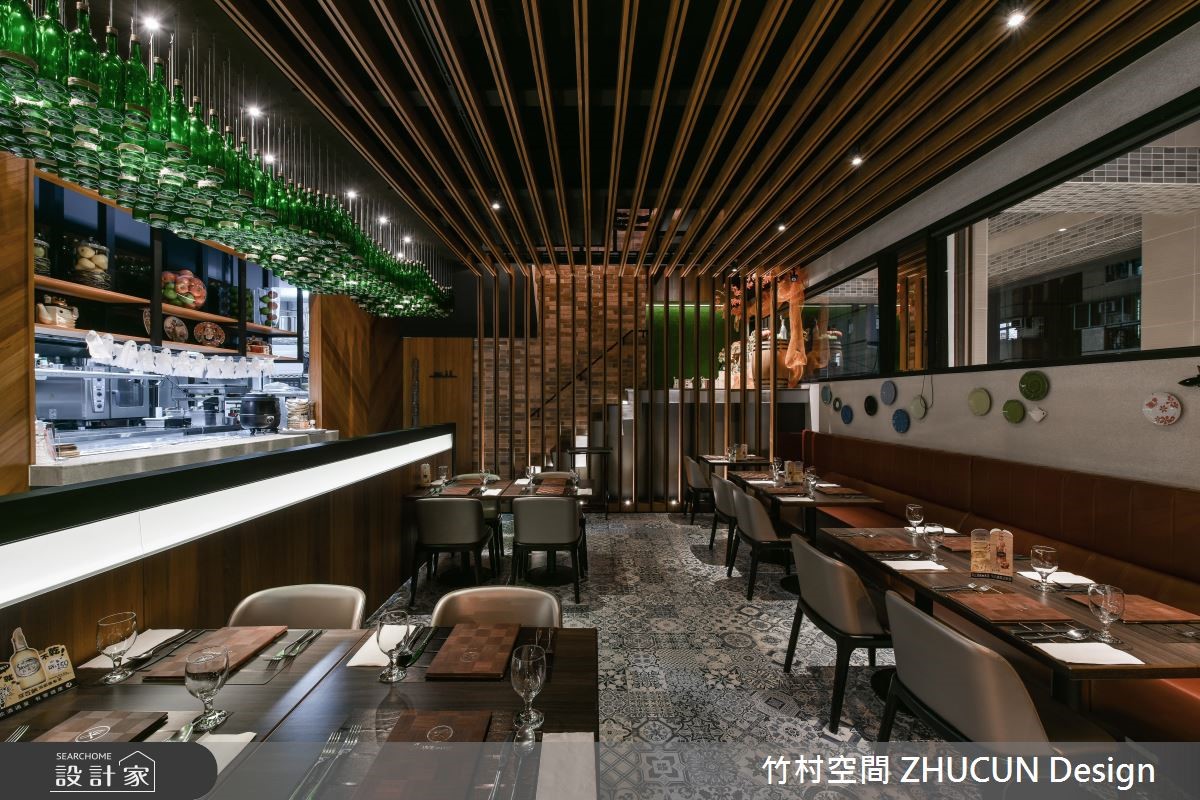 47 坪的「J one義法餐酒館」,為旅居國外米其林餐廳的