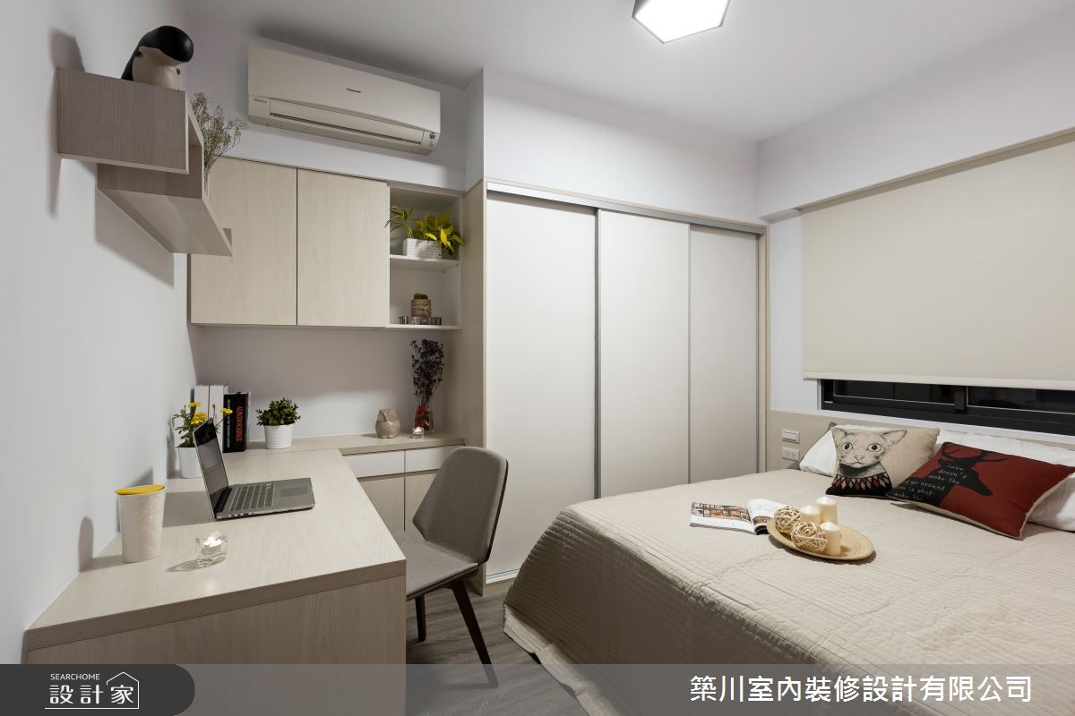 28 坪老屋格局方正,但動線及空間規劃不符屋主需求,