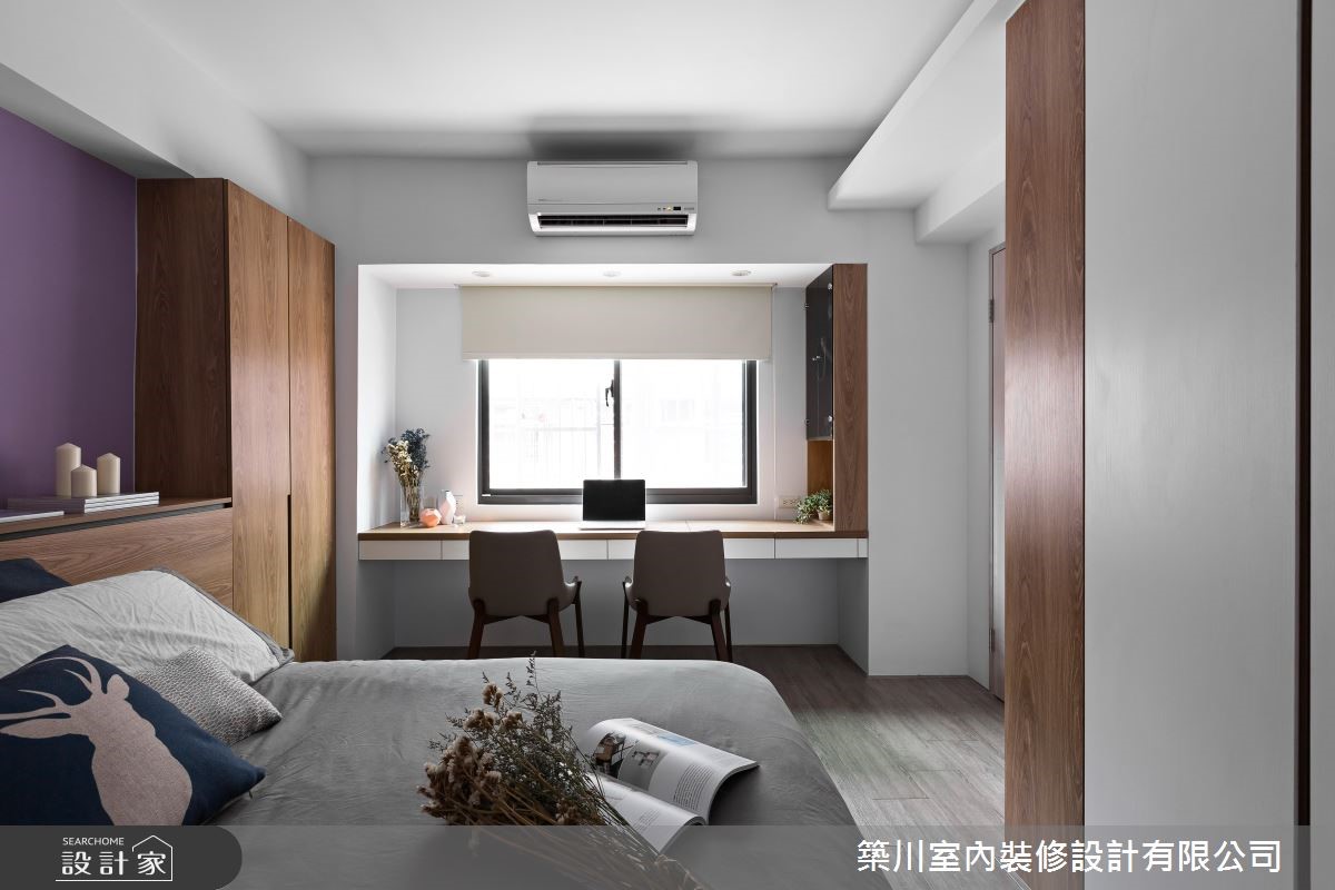 28 坪老屋格局方正,但動線及空間規劃不符屋主需求,
