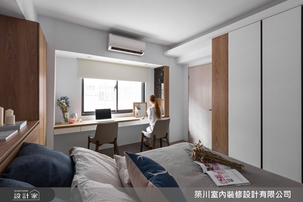 28 坪老屋格局方正,但動線及空間規劃不符屋主需求,