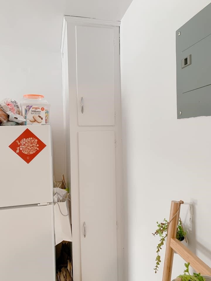 Wen-Chi Chuang住國外,剛到租屋處時,廚房空無一物,