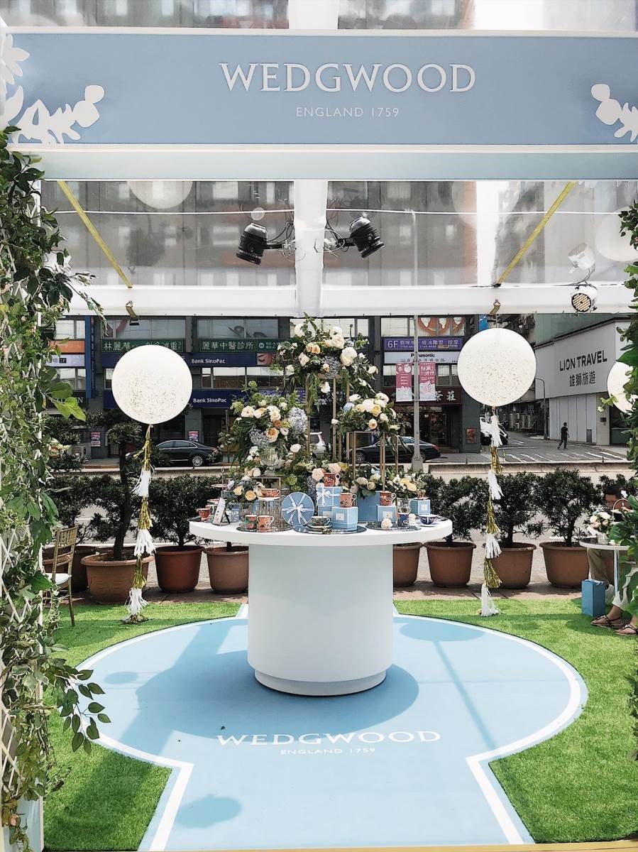 Wedgwood首座城市茶屋花園實景。 Wedgwood首座城市茶屋花園實景。