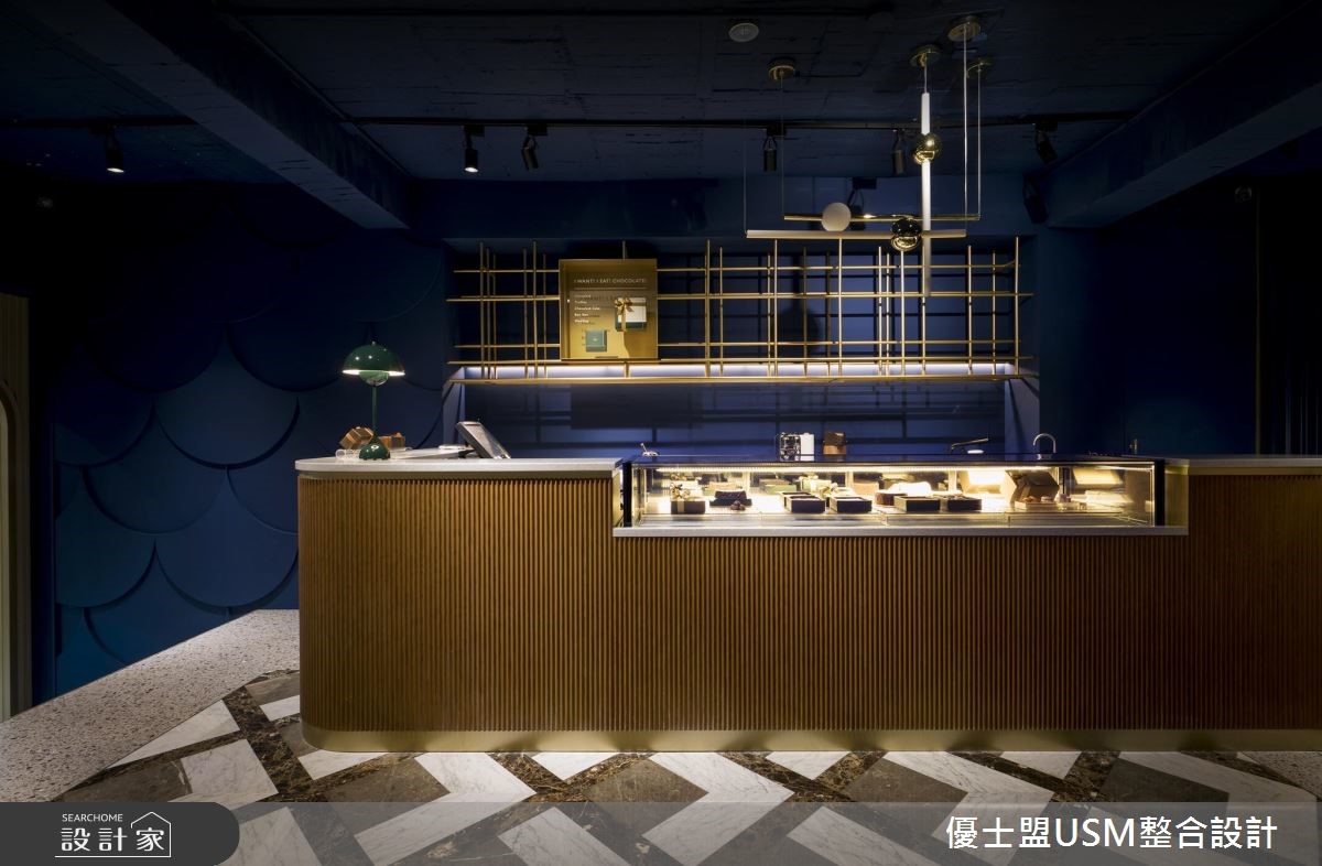 40 坪中古屋空間,為「chochoco巧克力專賣」店面,設