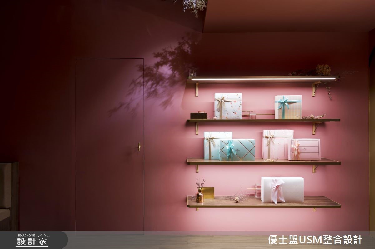 40 坪中古屋空間,為「chochoco巧克力專賣」店面,設