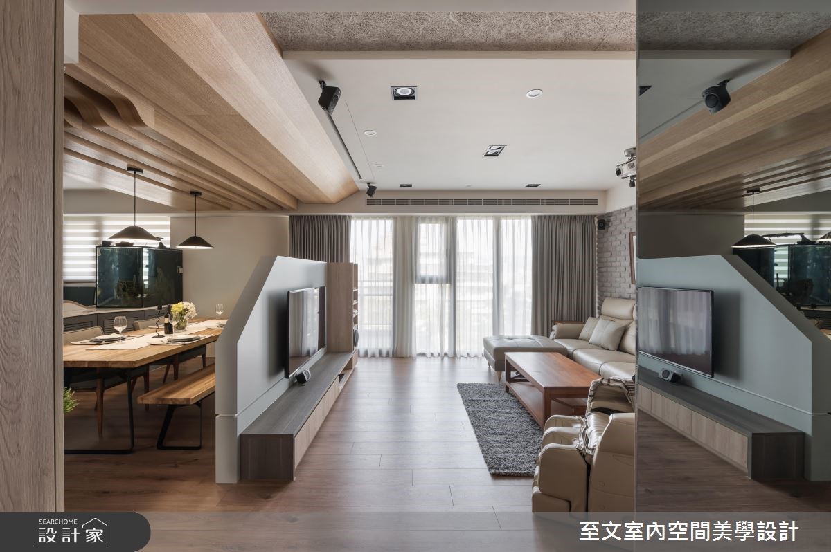31 坪混搭風,屋主為一對年輕夫妻,喜歡輕盈紓壓中帶