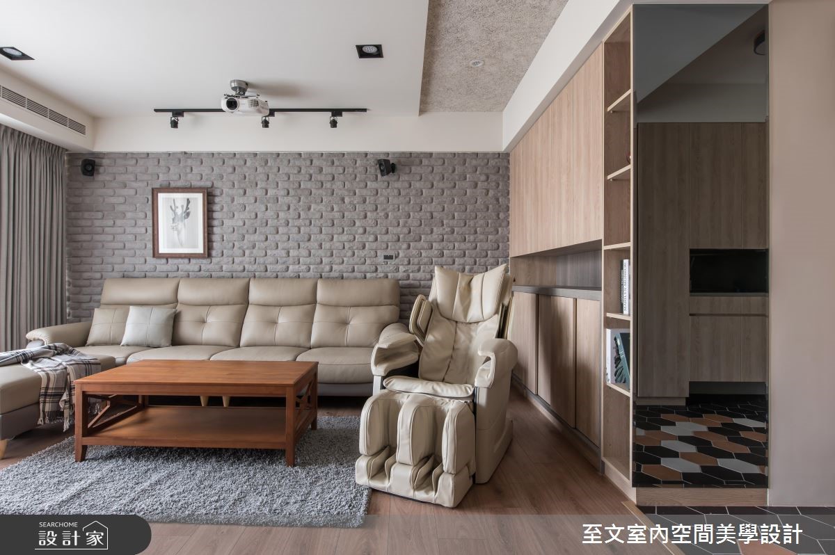 31 坪混搭風,屋主為一對年輕夫妻,喜歡輕盈紓壓中帶
