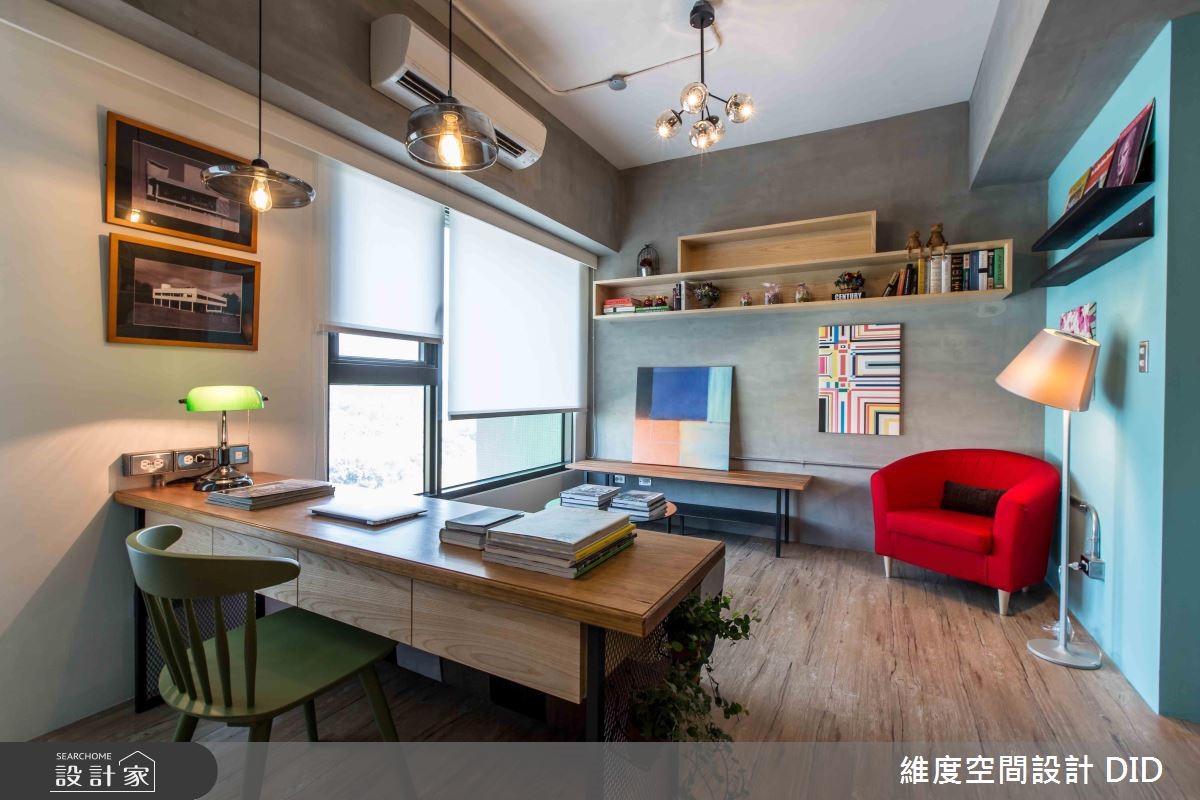 女屋主與長輩的 13 坪小天地,透過色塊藝術美學,營造