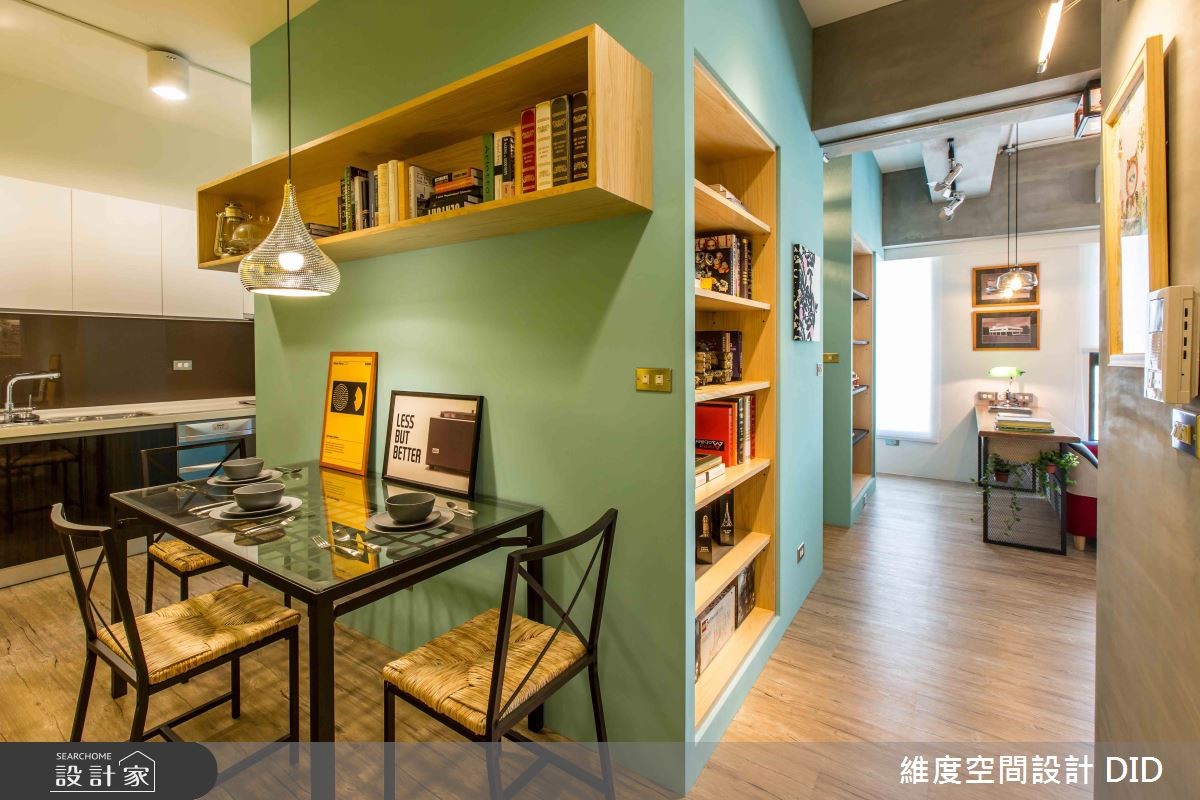 女屋主與長輩的 13 坪小天地,透過色塊藝術美學,營造
