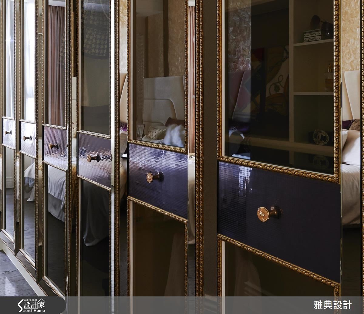 儘管走奢華風,但整體空間色彩多遊走於白、灰、黑,頂