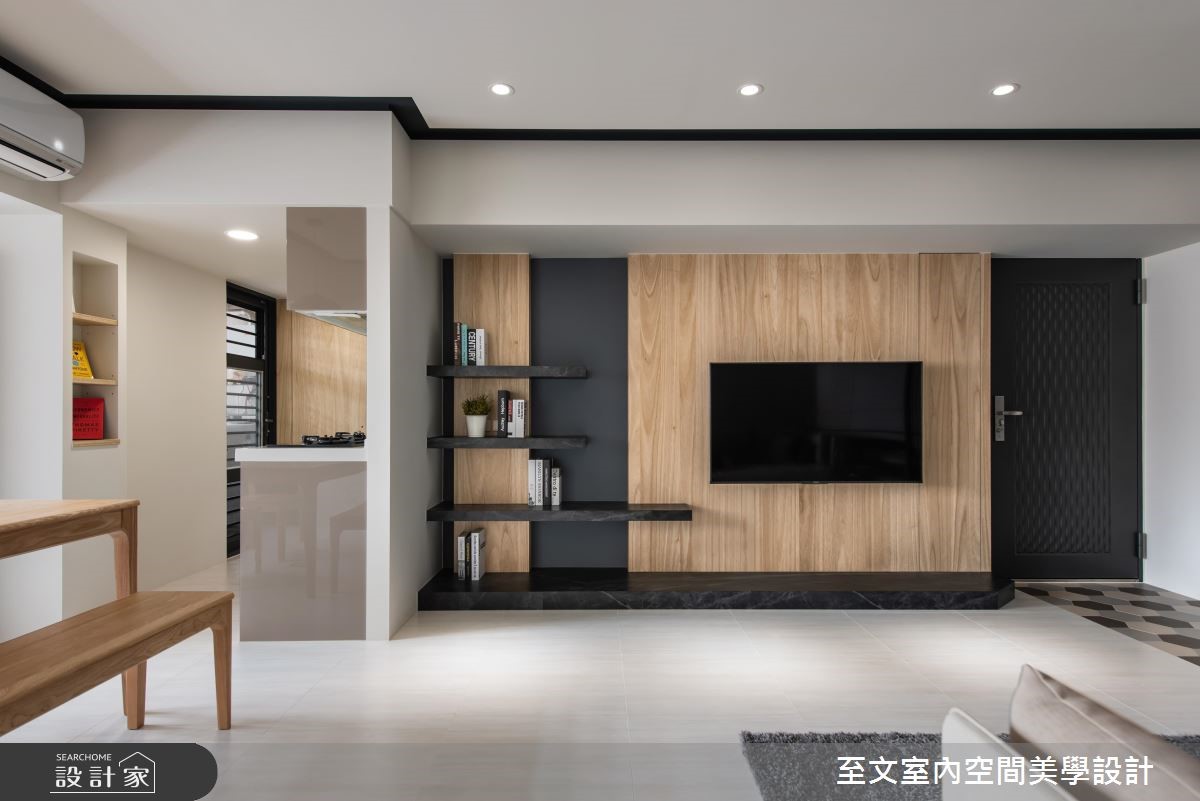 21 坪老屋,屋主為年輕的雙薪夫妻,設計師替他們的家