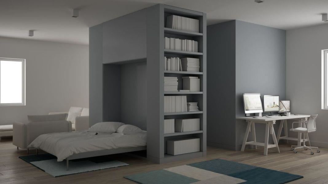 利用壁床將小坪數發揮最大效益。圖:ArchiViz/Shutterstock 利用壁床將小坪數發揮最大效益。圖:ArchiViz/Shutterstock