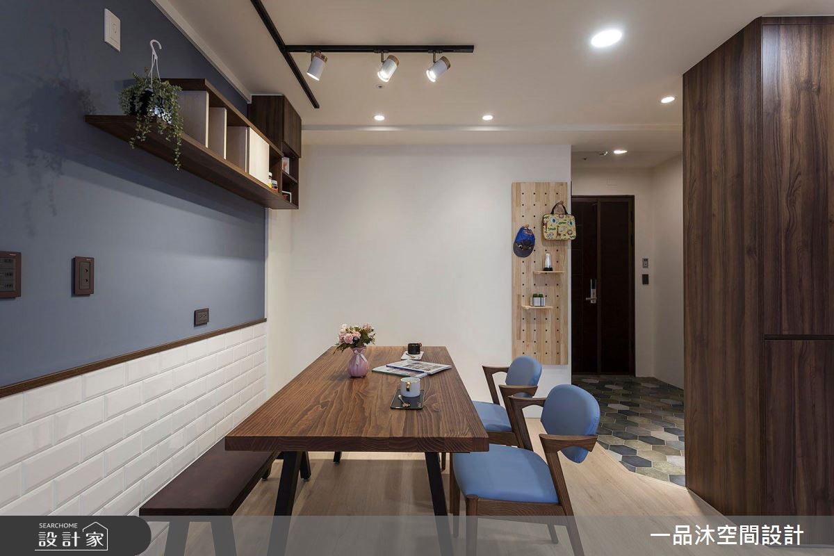 40 坪新居屋主為上班族,期望擁有完整的收納機能,也