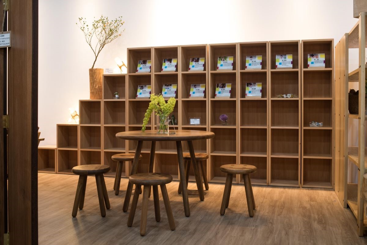 2019年玉東卡本特木工班師生聯展,展場一角。 2019年玉東卡本特木工班師生聯展,展場一角。