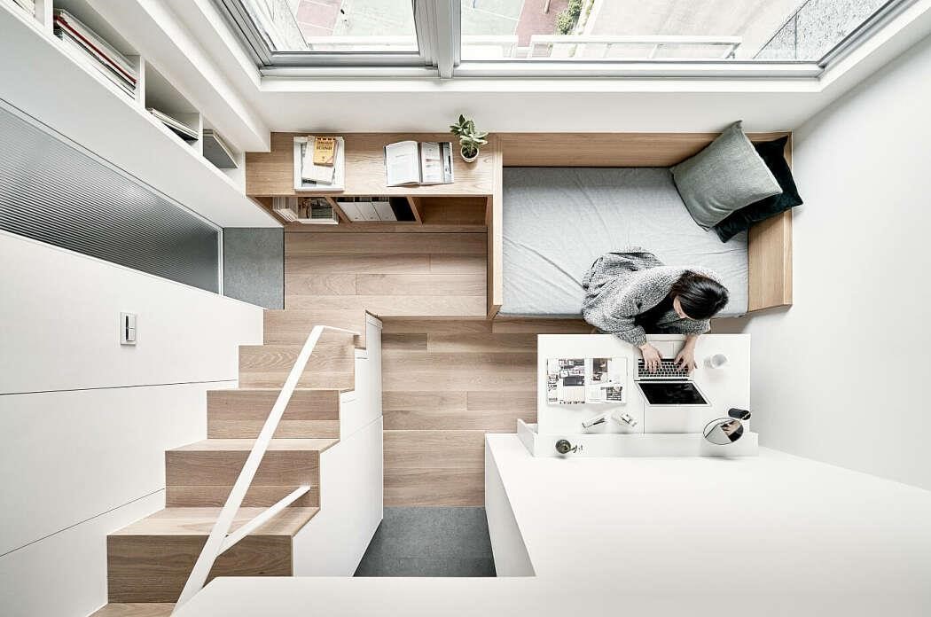 位於台灣台北的迷你公寓,由 A Little Design 工作室