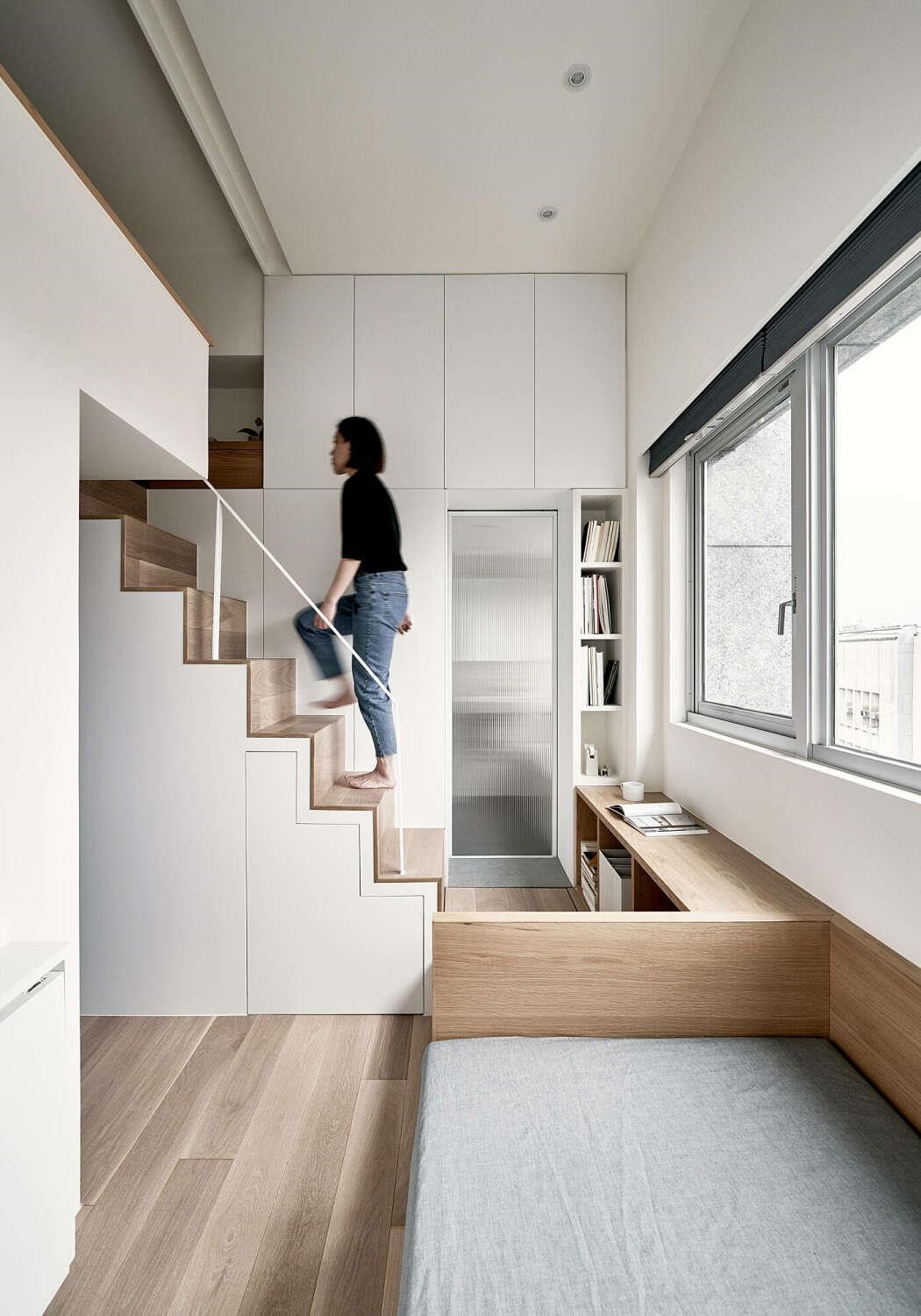 位於台灣台北的迷你公寓,由 A Little Design 工作室