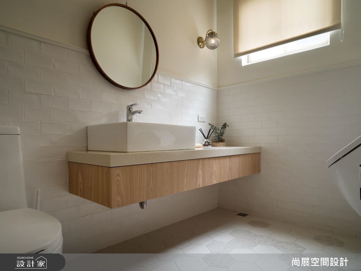 20 坪的中古屋空間打造成咖啡館,設計師引用低奢美式