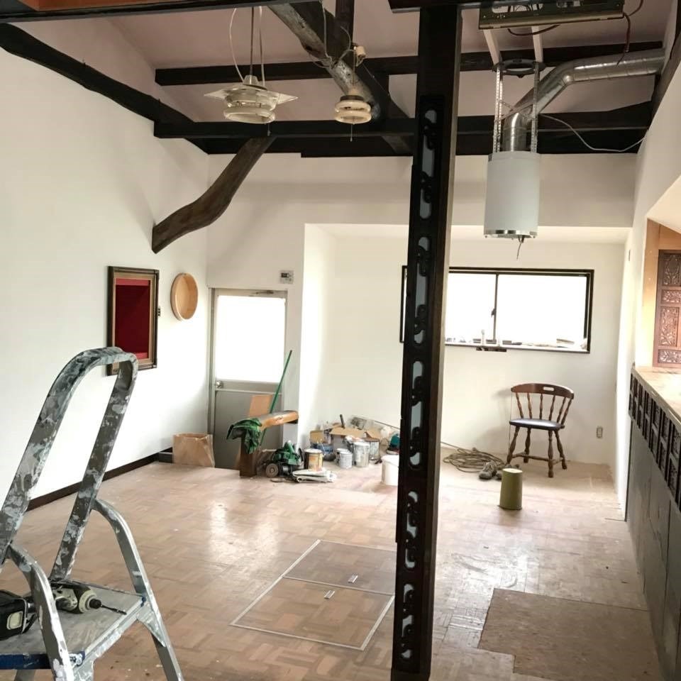 屋齡 40 多年的木造老屋。 屋齡 40 多年的木造老屋。