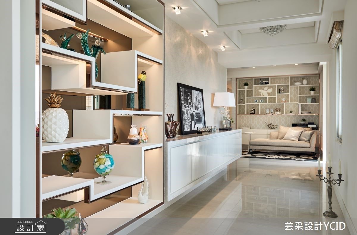 由於工作會造訪不同國家的關係,百坪精品大宅的女主人