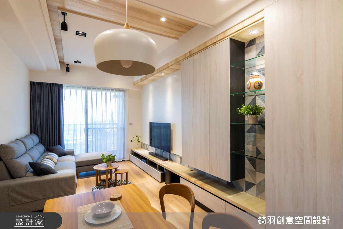 25 坪簡約風居宅屋主為一對即將步入禮堂的情侶,小倆