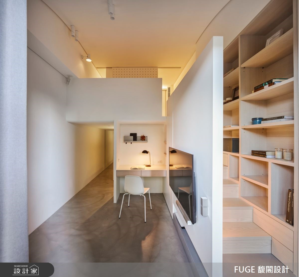 姊妹同住的 9 坪現代風複層宅,運用挑高格局優勢、巧