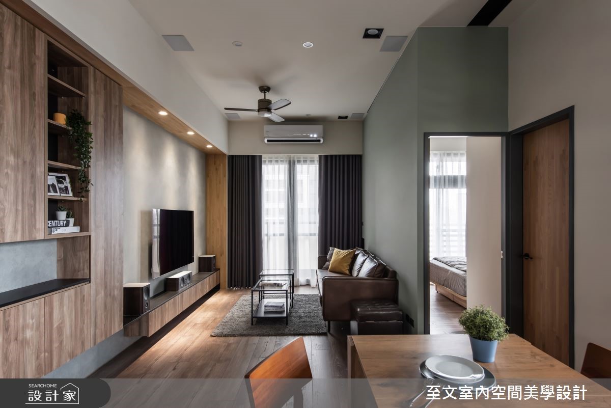 享受家帶給人的歡愉,不在空間坪數的大小,符合居住者