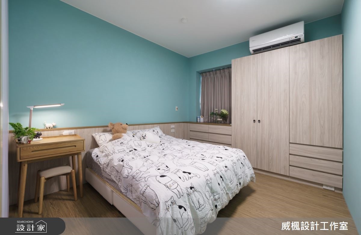 家是為了家人而設計,這一家五口有夫妻與兩位小朋友,