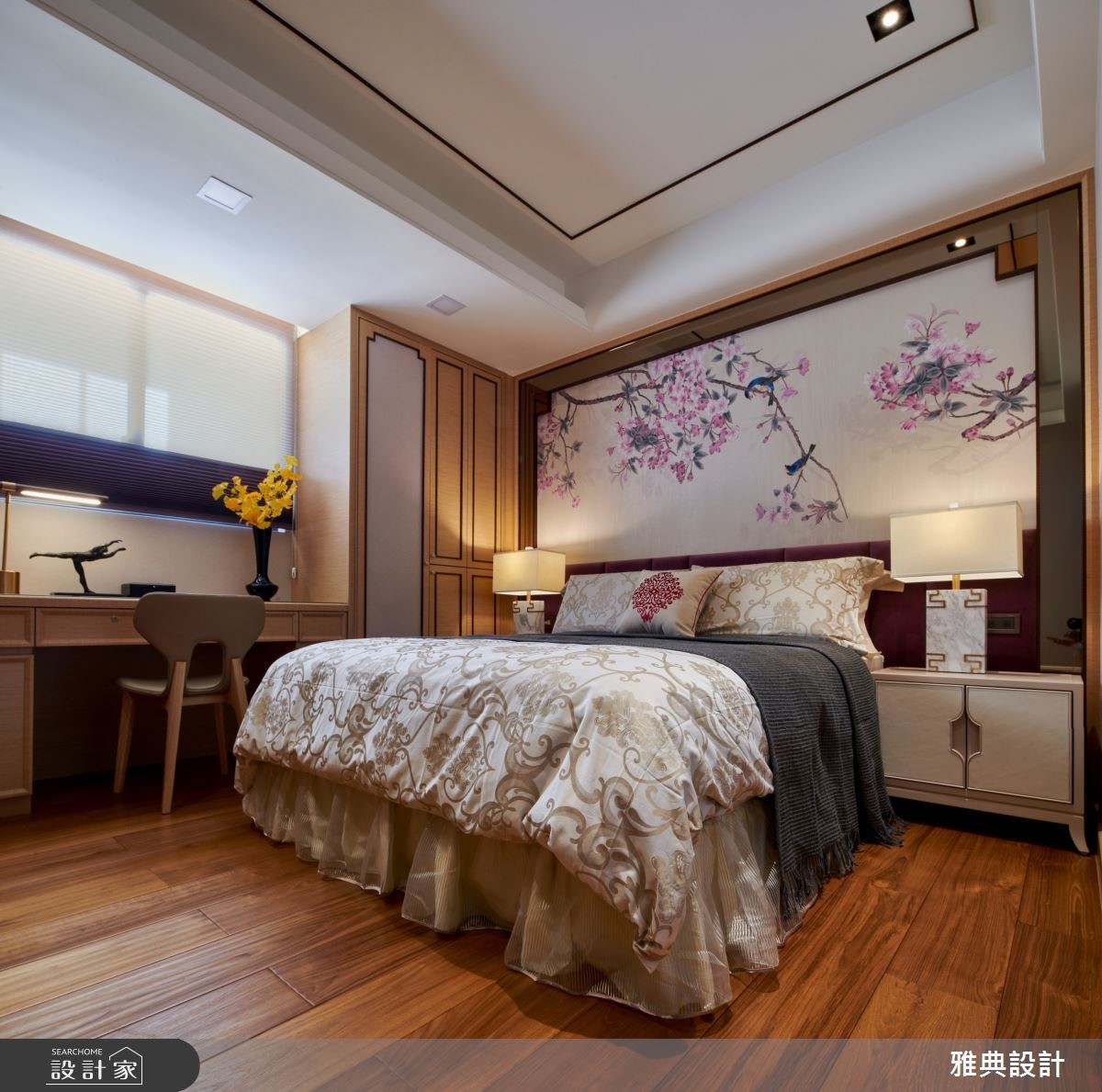 此案為超過百坪的豪宅,擅長以暖心的款待設計學的設計