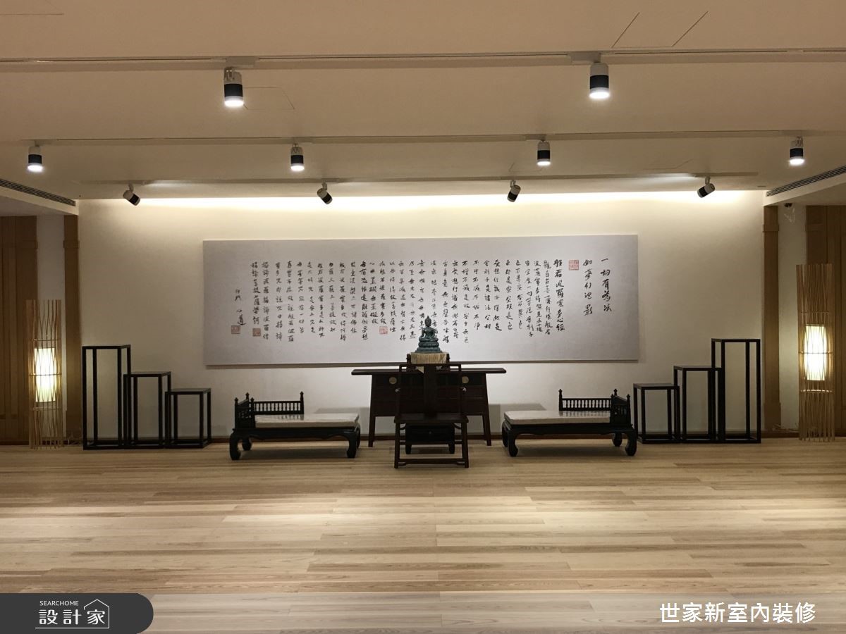 128坪位於緬甸的禪修會館,世家新設計以日式禪風鋪陳