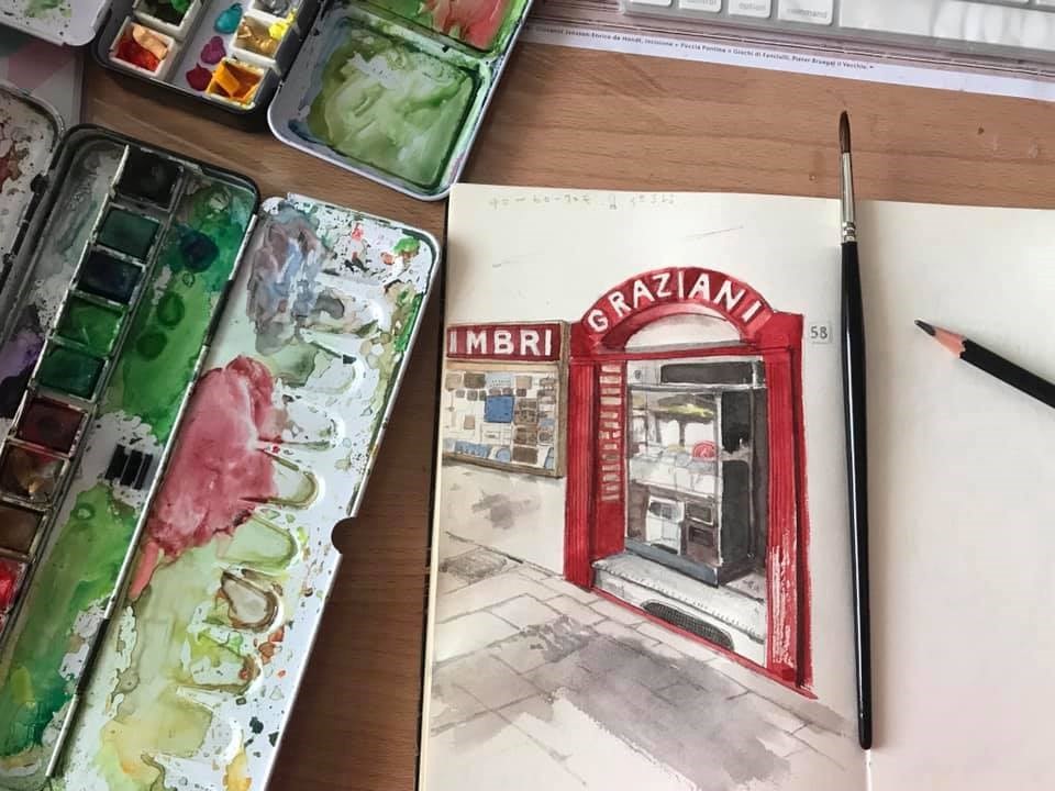 書謹的插畫作品。 書謹的插畫作品。