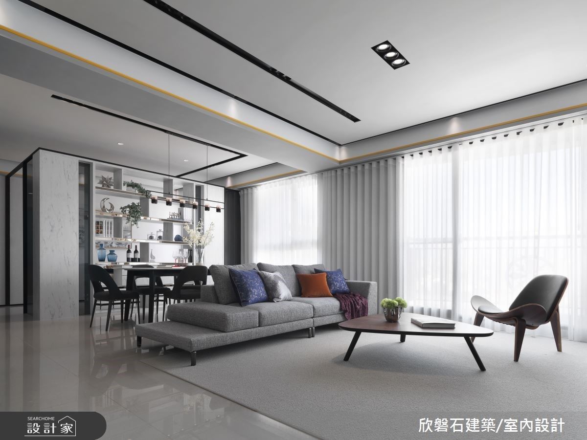 原是建商實品屋,在羅仕哲設計師的大氣雕琢後,成為明